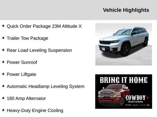 2025 Jeep Grand Cherokee L Altitude