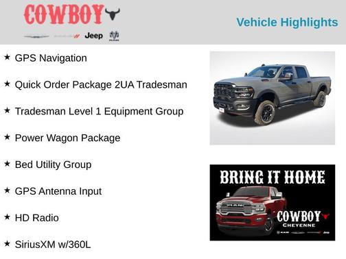 2026 RAM 2500 Tradesman Crew Cab 4x4 6'4' Box