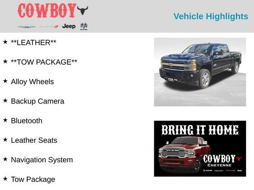 2018 Chevrolet Silverado 2500 High Country