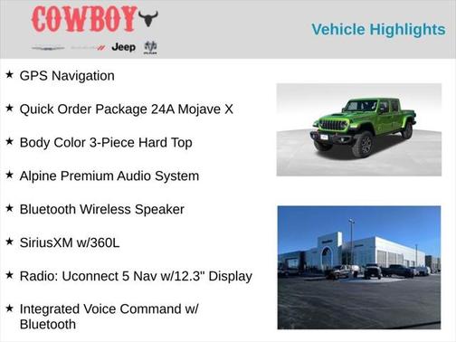 2025 Jeep Gladiator Mojave X
