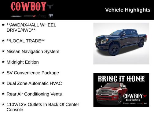 Magnetic Black Metallic 2019 Nissan Titan SV