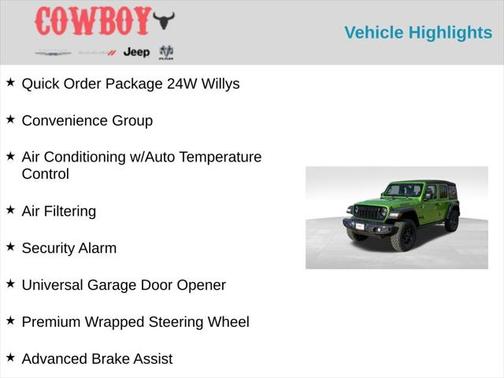 2025 Jeep Wrangler Willys