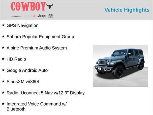 2025 Jeep Wrangler 4xe Sahara