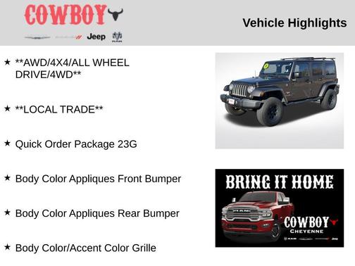 2018 Jeep Wrangler JK Unlimited Sahara