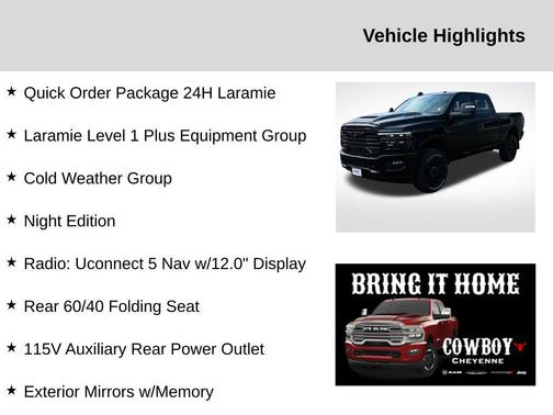 2025 RAM 2500 Laramie Crew Cab 4x4 6'4' Box