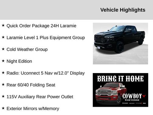 2025 RAM 2500 Laramie Crew Cab 4x4 6'4' Box