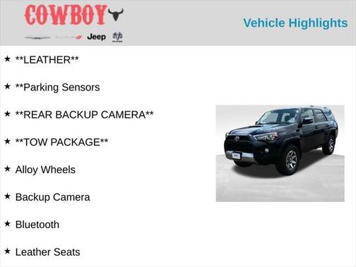 2018 Toyota 4Runner TRD Off Road Premium