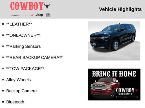 2023 Chevrolet Tahoe LT