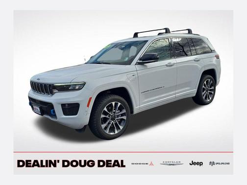 Bright White Clearcoat 2022 Jeep Grand Cherokee 4xe Overland