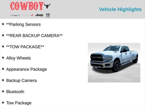 2024 RAM 3500 Big Horn Crew Cab 4x4 8' Box