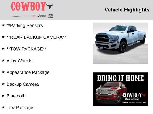 2024 RAM 3500 Big Horn Crew Cab 4x4 8' Box
