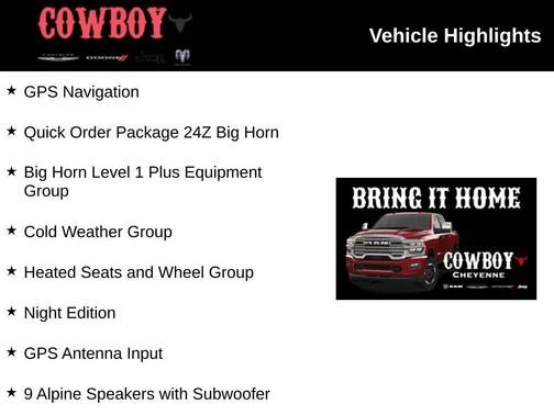 2026 RAM 2500 Big Horn Crew Cab 4x4 6'4' Box