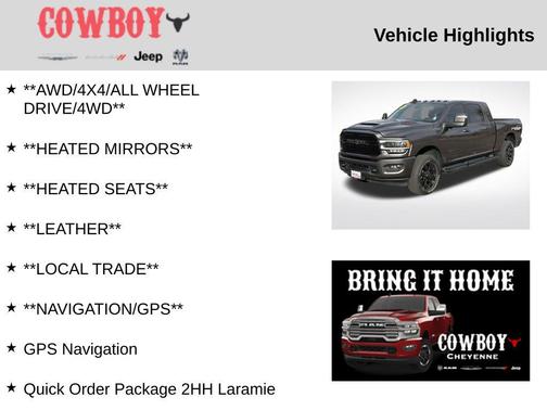 2024 RAM 2500 Laramie Crew Cab 4x4 6'4' Box