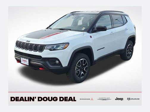Bright White Clearcoat 2026 Jeep Compass Trailhawk