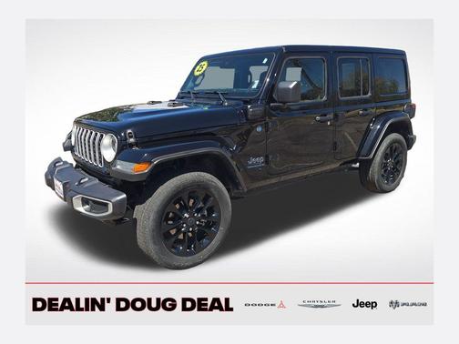 Black Clearcoat 2025 Jeep Wrangler 4xe Sahara