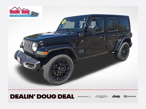 Black Clearcoat 2025 Jeep Wrangler 4xe Sahara