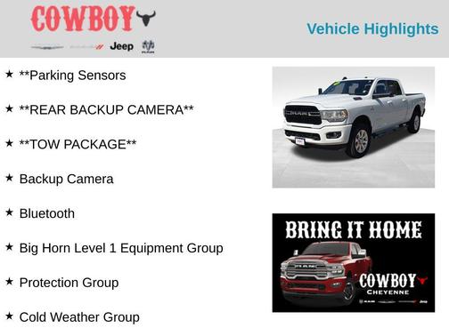 2019 RAM 2500 Big Horn Crew Cab 4x4 6'4' Box