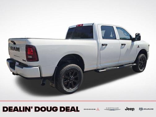 Bright White Clearcoat 2026 RAM 2500 Black Express Crew Cab 4x4 6'4' Box