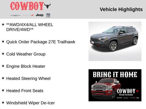 Granite Crystal Metallic Clearcoat 2019 Jeep Cherokee Trailhawk