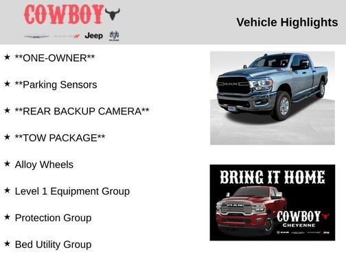 2024 RAM 2500 Big Horn Crew Cab 4x4 6'4' Box