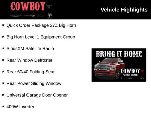 2026 RAM 1500 Big Horn/Lone Star