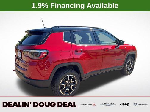Red Hot Pearlcoat 2026 Jeep Compass Trailhawk