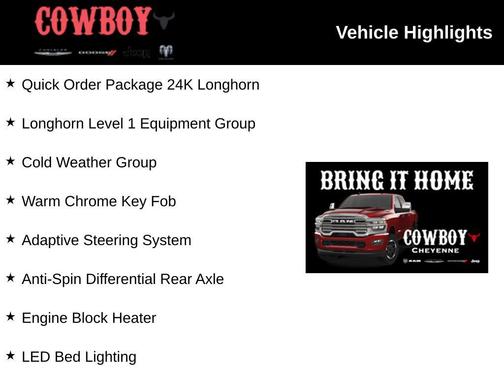 2026 RAM 2500 Longhorn