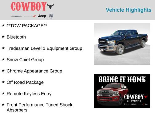 2019 RAM 2500 Tradesman Crew Cab 4x4 6'4' Box