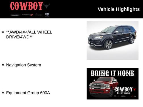 2019 Ford Explorer Platinum