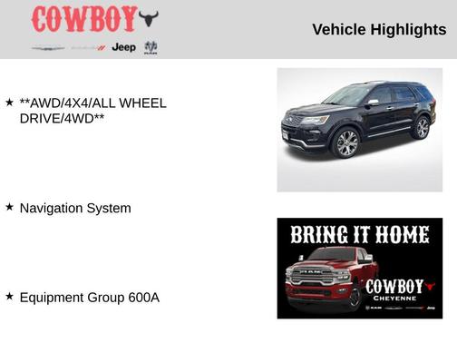 2019 Ford Explorer Platinum