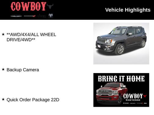 2020 Jeep Renegade Limited