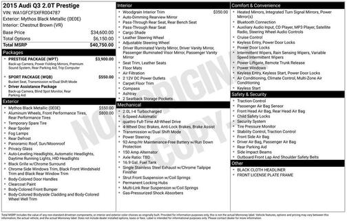 2015 Audi Q3 2.0T Premium Plus