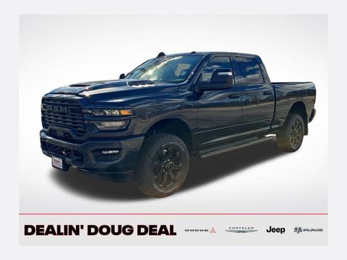 Forged Blue Metallic 2026 RAM 2500 Black Express Crew Cab 4x4 6'4' Box