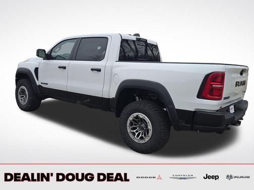 Bright White Clearcoat 2026 RAM 1500 RHO Crew Cab 4x4 5'7' Box