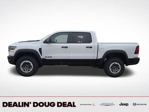 Bright White Clearcoat 2026 RAM 1500 RHO Crew Cab 4x4 5'7' Box