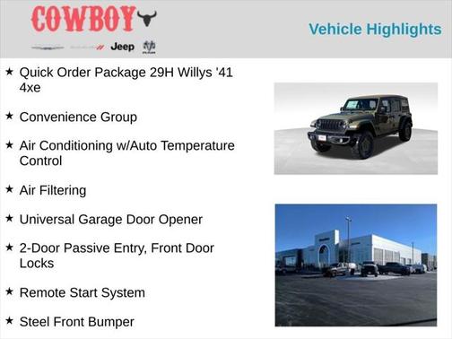 2025 Jeep Wrangler 4xe Willys