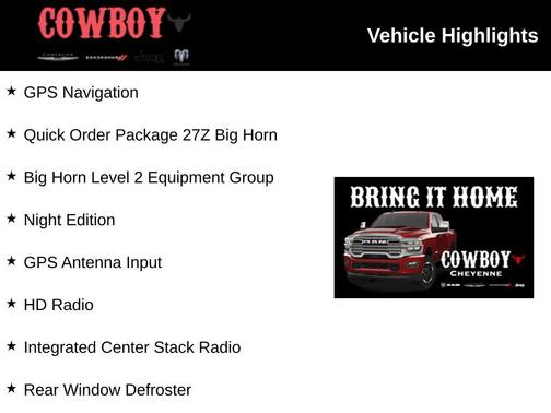 2026 RAM 1500 Big Horn/Lone Star