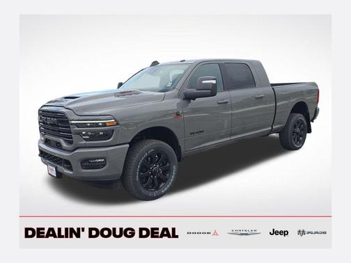Ceramic Gray Clearcoat 2026 RAM 2500 Laramie Mega Cab 4x4 6'4' Box