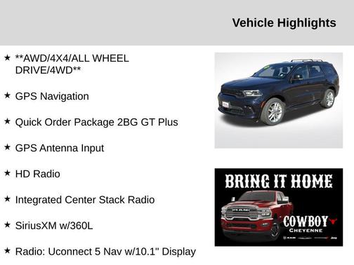 Night Moves 2024 Dodge Durango GT Plus