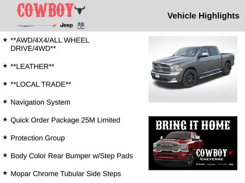 2012 RAM 1500 Laramie Longhorn