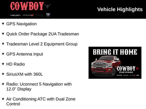 2026 RAM 2500 Tradesman Crew Cab 4x4 6'4' Box