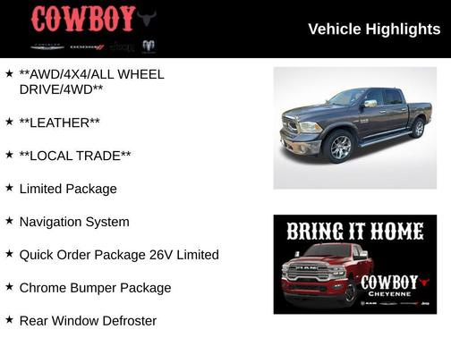 Granite Crystal Metallic Clearcoat 2017 RAM 1500 Longhorn
