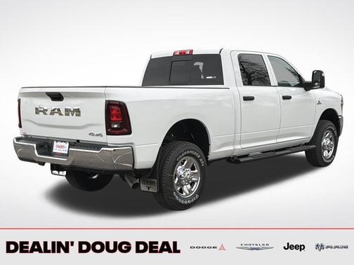 Bright White Clearcoat 2026 RAM 2500 Tradesman Crew Cab 4x4 6'4' Box