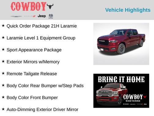 2026 RAM 1500 Laramie