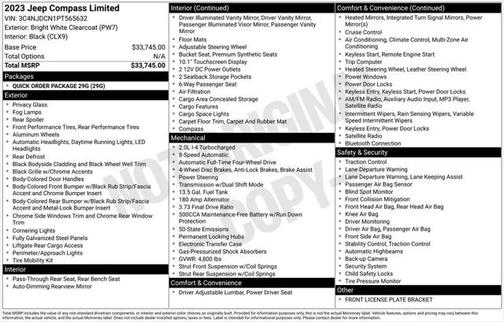 2023 Jeep Compass Limited