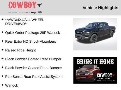 2024 RAM 1500 Classic Warlock Crew Cab 4x4 5'7' Box