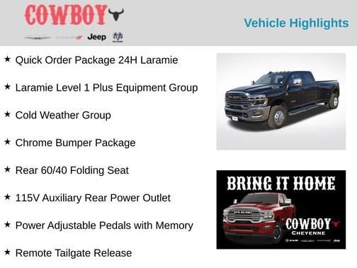 2026 RAM 3500 Laramie Crew Cab 4x4 8' Box