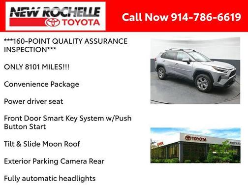Silver Sky Metallic 2025 Toyota RAV4 XLE