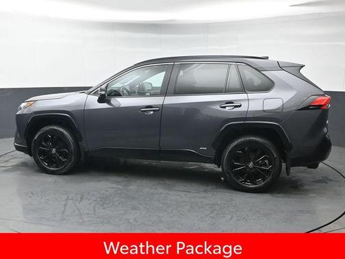 Magnetic Gray Metallic/Midnight Black Metallic 2024 Toyota RAV4 Hybrid SE