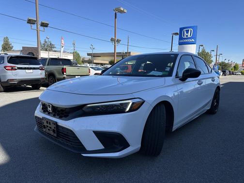 Platinum White Pearl 2023 Honda Civic